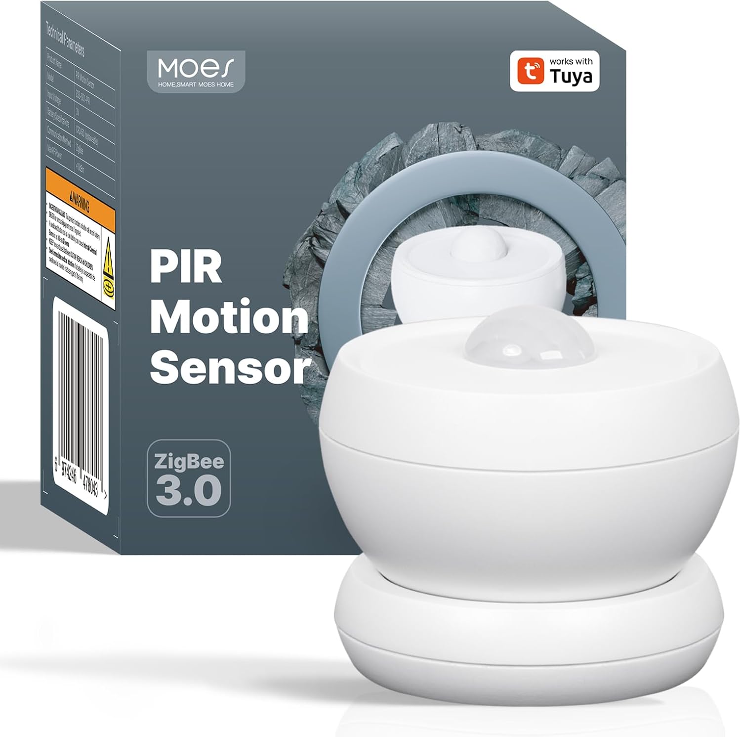 MOES ZigBee PIR motion sensor front view