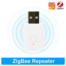 MOES ZigBee repeater connected to smart home network