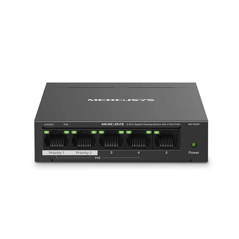 Mercusys MS105GP 5-port Gigabit desktop switch main view