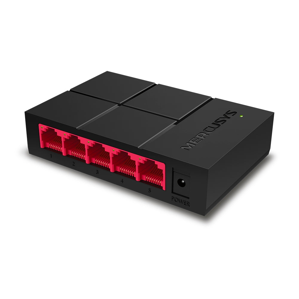 Mercusys MS105 five-port switch secondary view