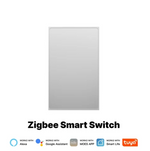 Moes Star Feather Zigbee Smart Switch 3 Gang white main view