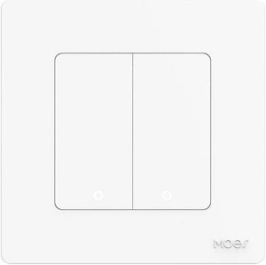 Moes Star Ring Switch Panel EU 2 Slots White secondary view
