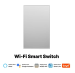Moes Zigbee Dimmer 1 Gang Star Feather White main view