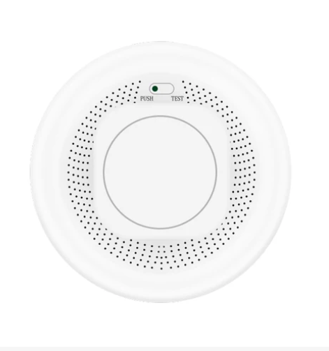 Moes Zigbee Smoke Detector with 1xCR123A battery main view
