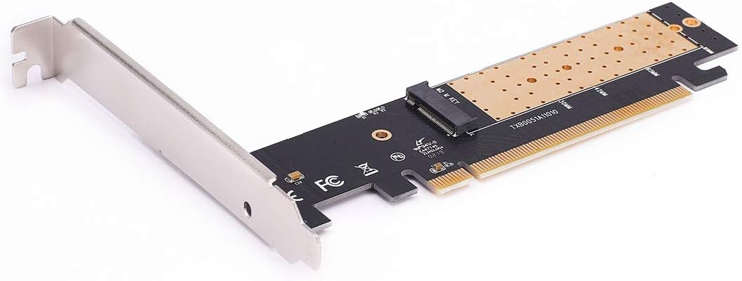 NVMe PCI adapter side view