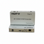 HDTV Point 4K 120M KVM Extender transmitter on a white background