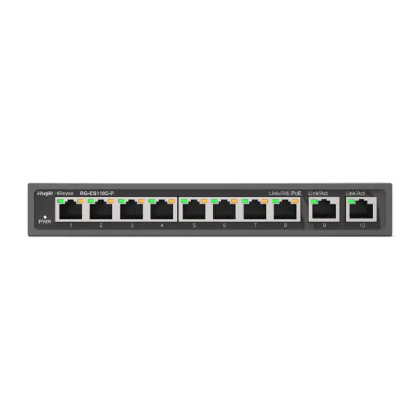 Ruijie Reyee RG-ES110D-P PoE switch main view