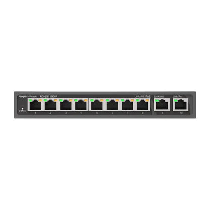 Ruijie Reyee RG-ES110D-P PoE switch main view