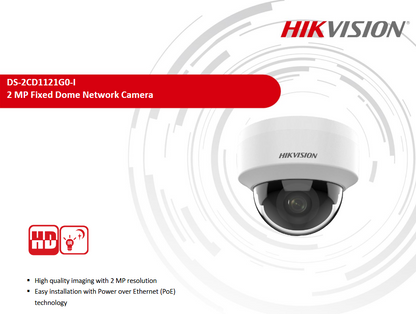 Hikvision DS-2CD1121G0-I Indoor IP Security Camera 2MP 2.8mm