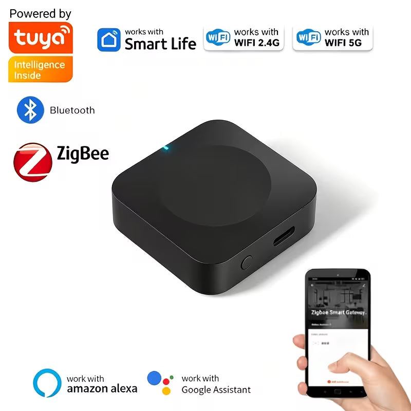 Side view of Tuya multi-mode smart home gateway