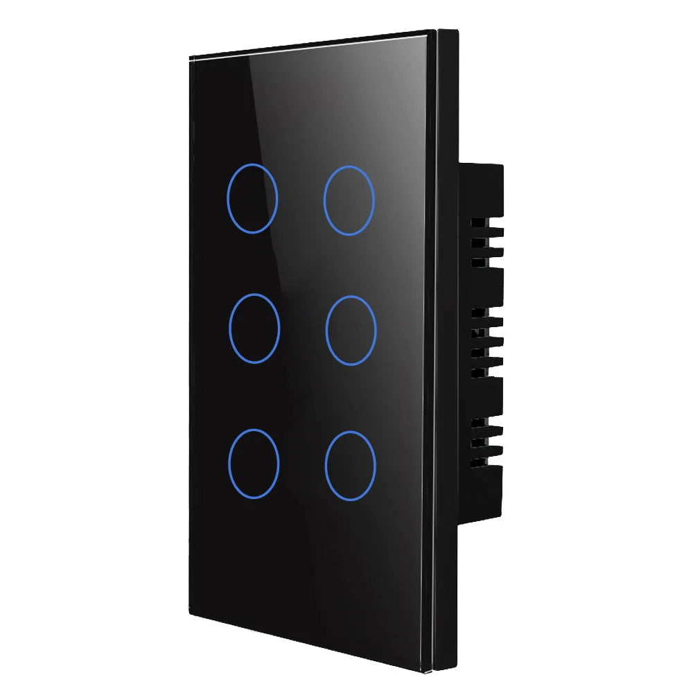 Smart Light Switch 6 Gang side view