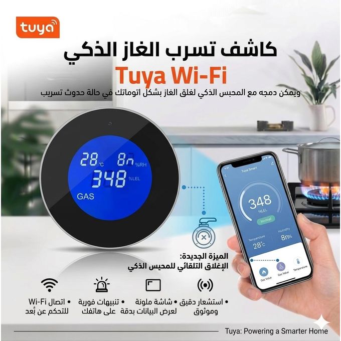 Tuya Wi-Fi intelligent gas leak detector main view