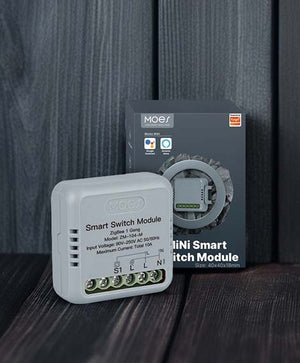 Tuya ZigBee 3 Gang smart switch module front view