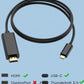 Type-C to HDMI cable side view