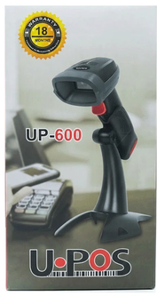 U.Pos UP-600 wired 2D barcode scanner side view