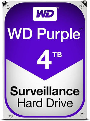 WD Purple hard drive side view