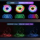 WIFI BLE IP67 Neon Music 3 Meter LED Smart Light side view