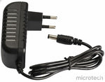 12V 2A power adaptor with socket front view