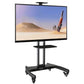 adjustable monitor stand 32 to 70 inch ceiling mount side view