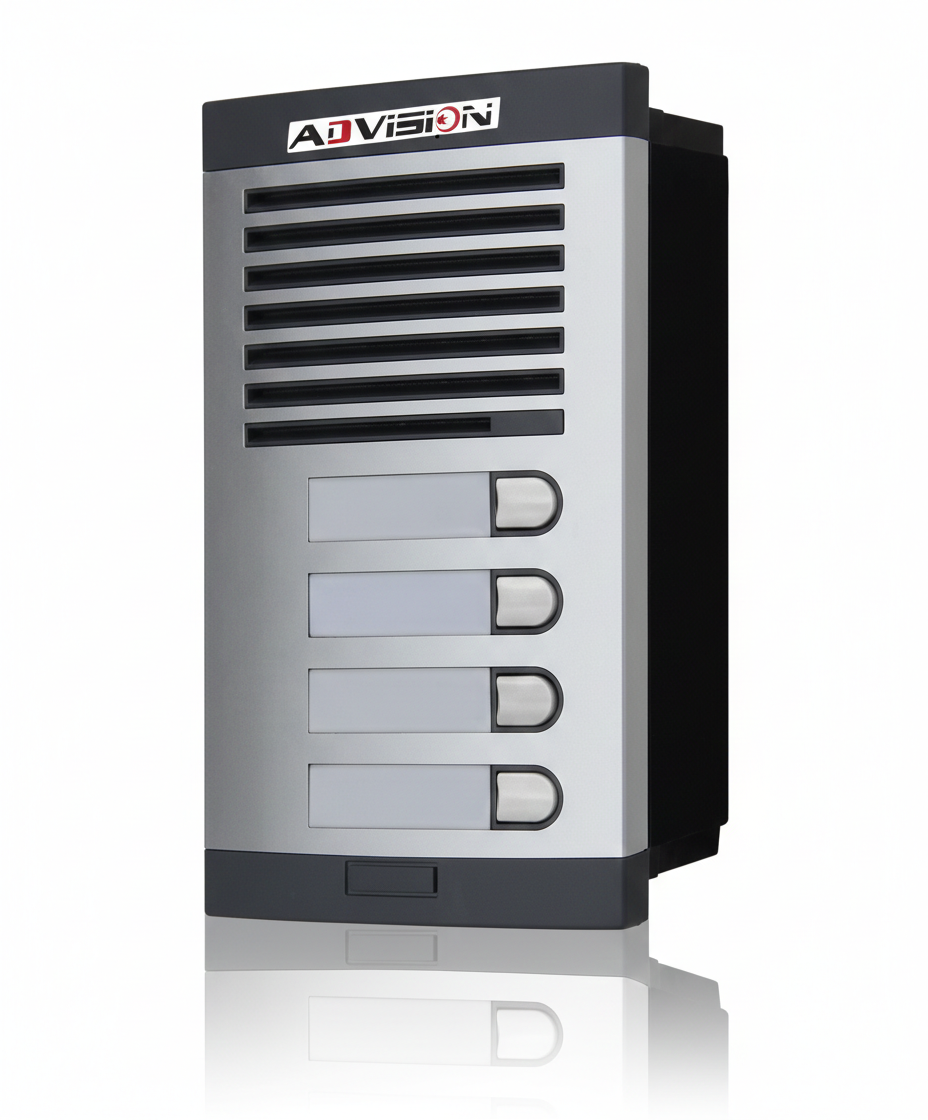 advision ad2-404-3w audio door phone 12v 4line main view