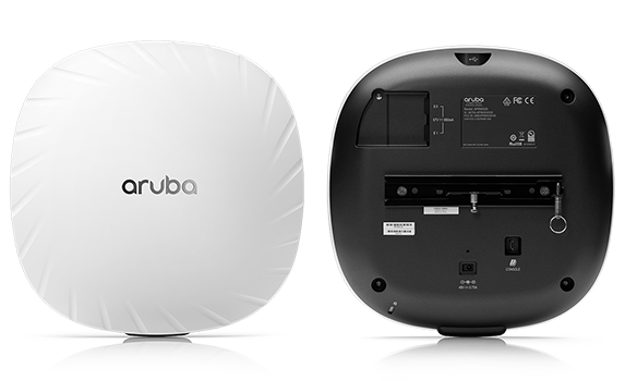 aruba ap535 wifi 6 access point indoor main & front view