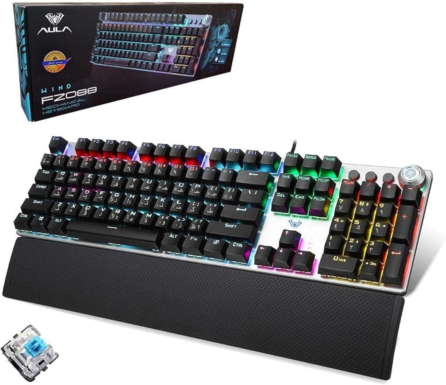 aula keyboard gaming mechanical f2088 main view