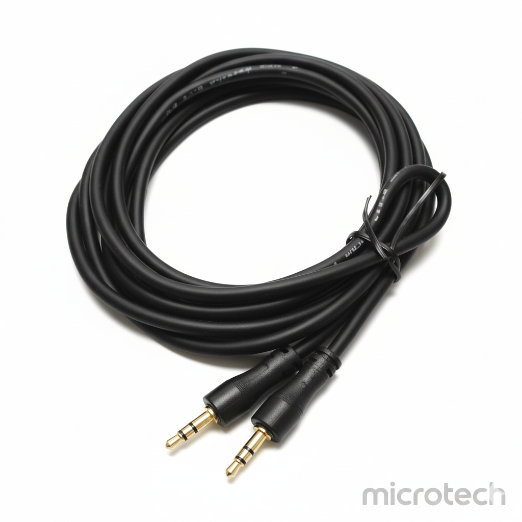 Front view of 3M AUX audio cable