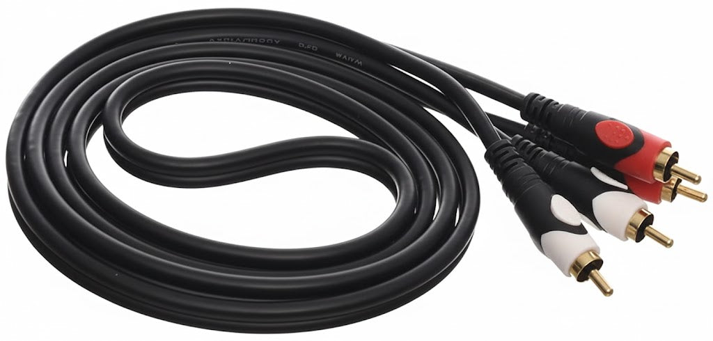 Front view of AUX Extension 2X2 1.5M showing connectors and cable length