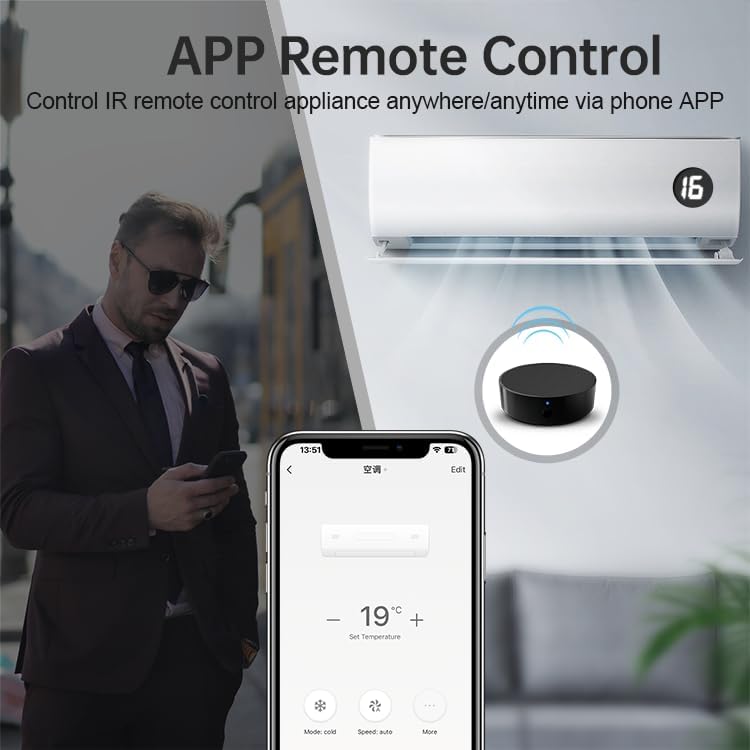 AVATTO Tuya WiFi IR RF remote detail view
