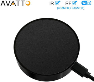 AVATTO Tuya WiFi IR RF remote side view