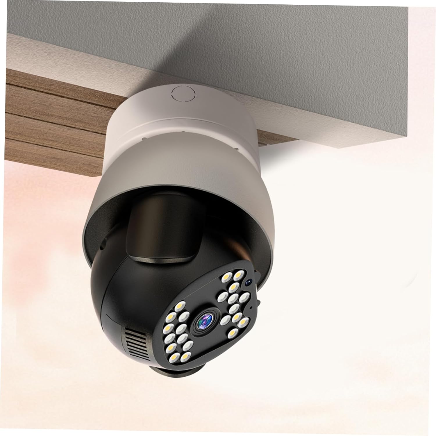 Real view of big round junction box