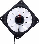 Front view of RGB case fan for PC