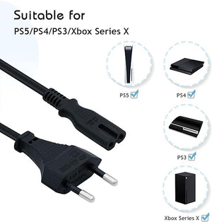Cast power cable side view showing connector
