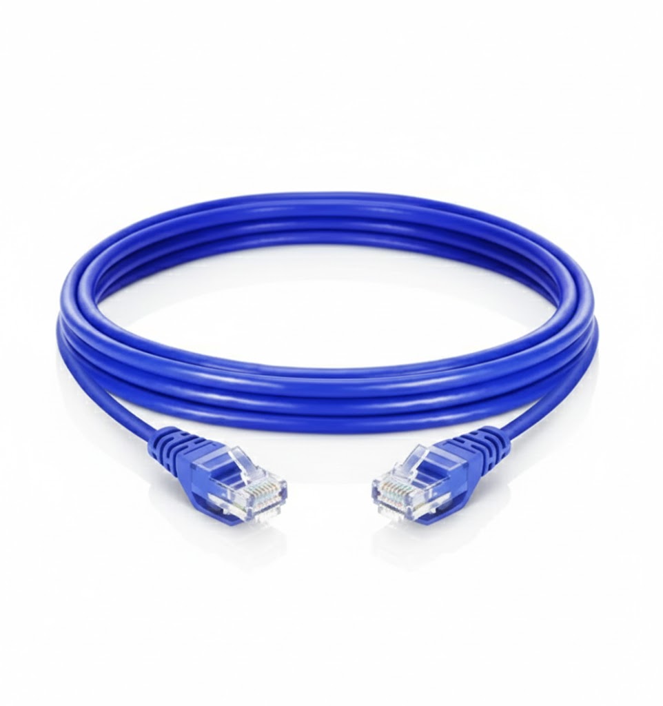 Main view of CAT6 network cable 10 meters ready