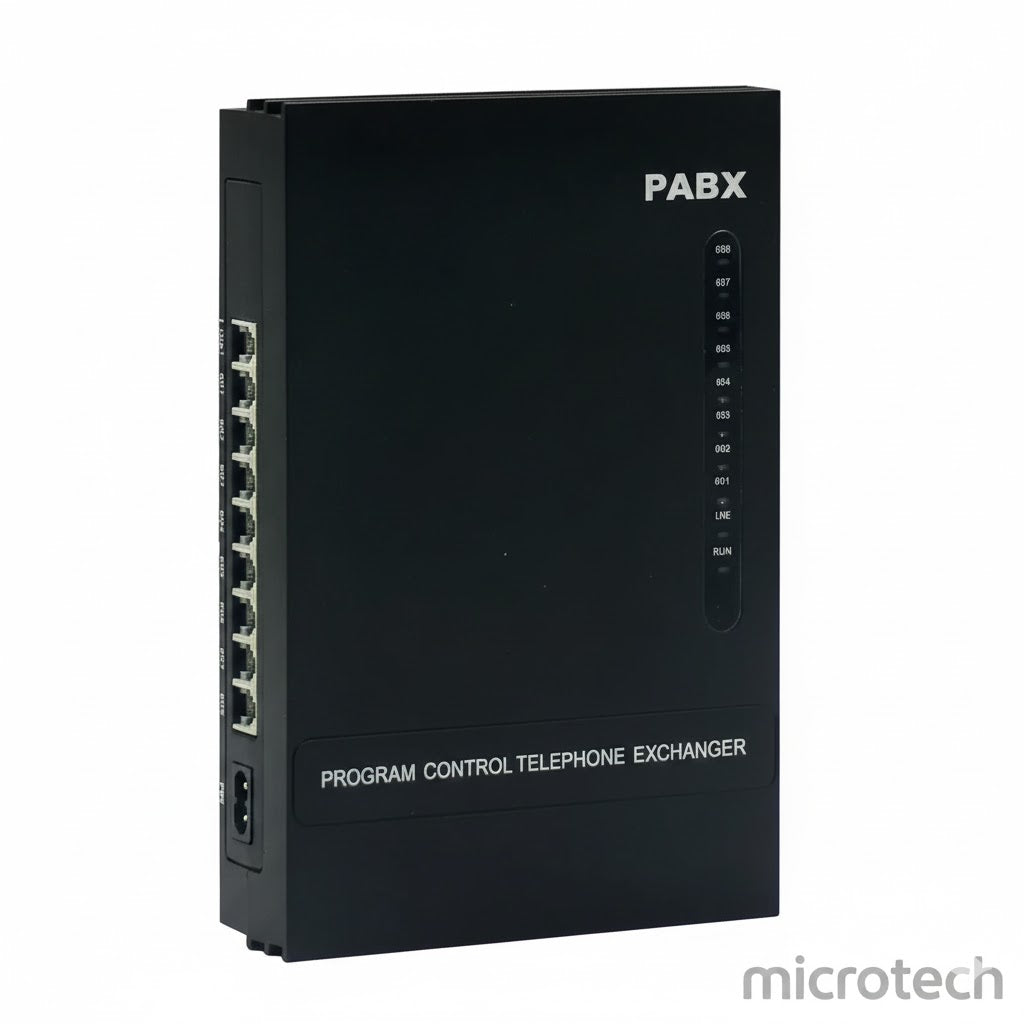 1/8 central PABX telephone system front main view