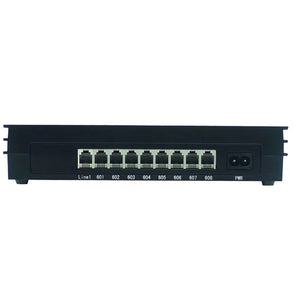 1/8 central PABX telephone system side angle view