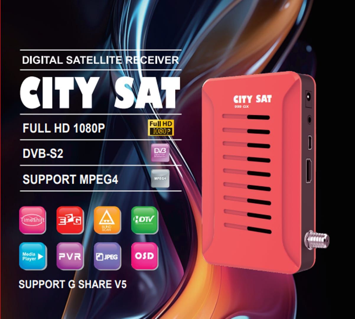 City Sat GX999 Receiver main product view