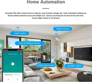 Cordless Zigbee smart hub CL-ZHUB side view