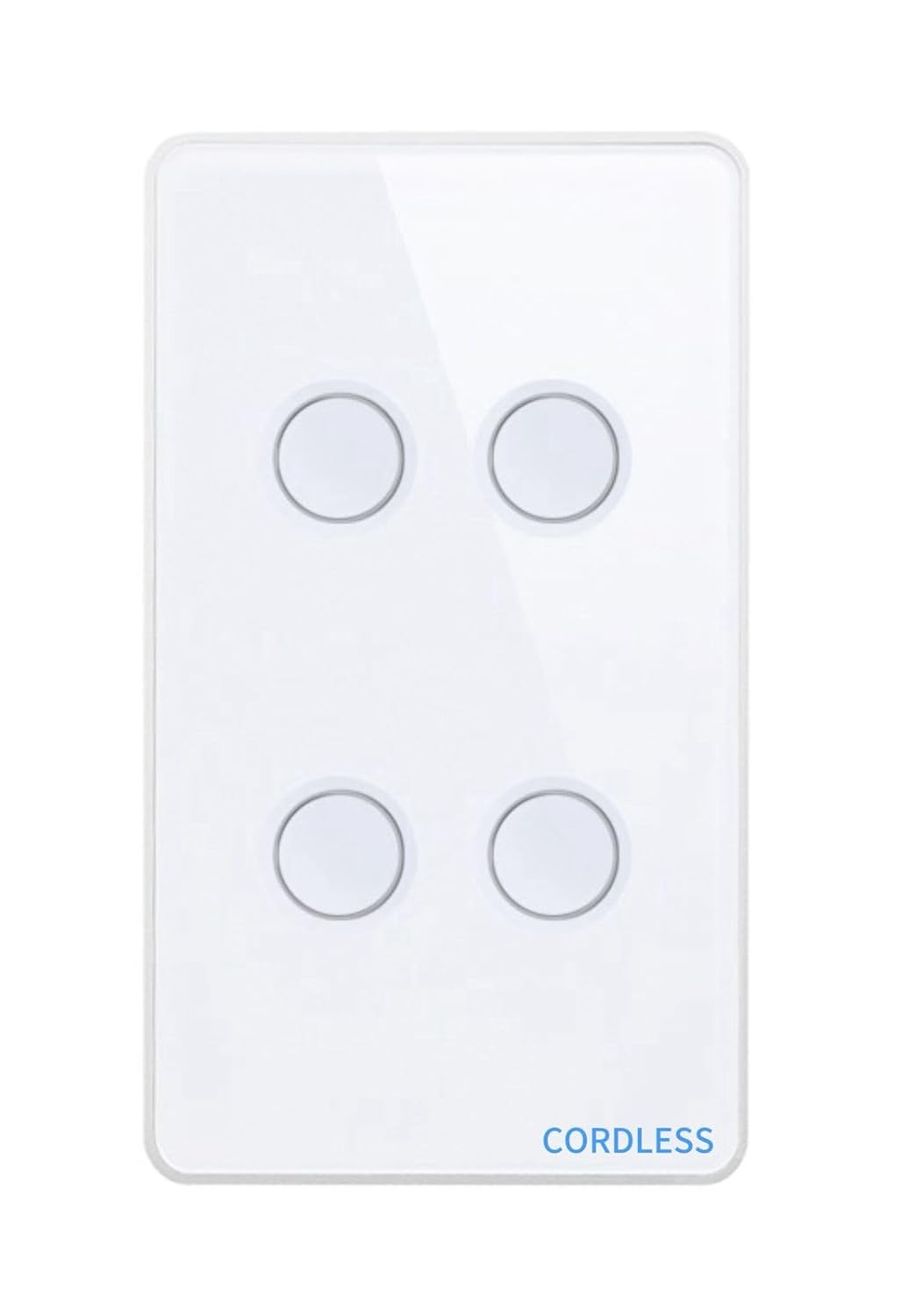 Cordless CL-04G smart wall switch side view