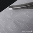 Clear label keyboard stickers front view