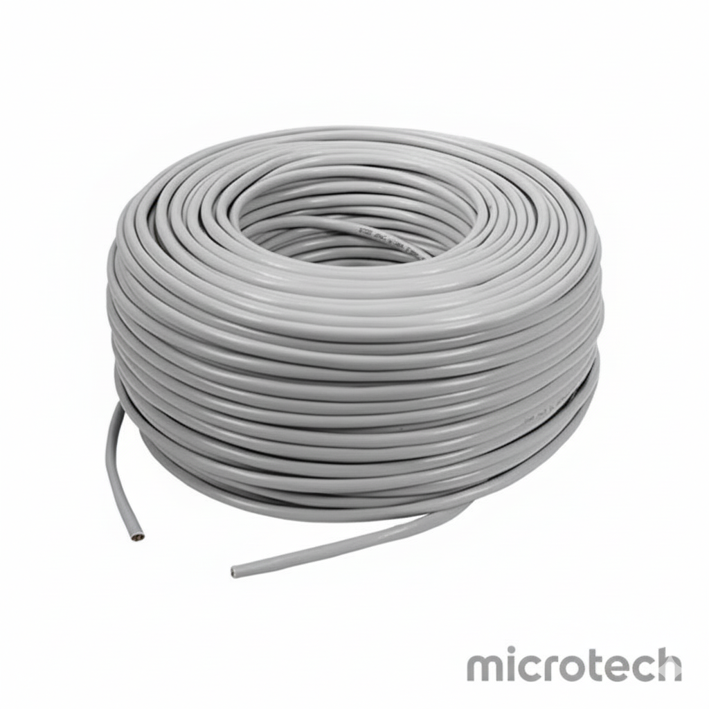 Front view of copper Cat5 network cable 305M Ethernet cable