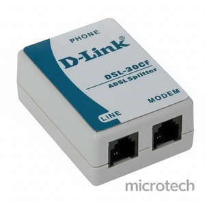 D-Link ADSL splitter front view