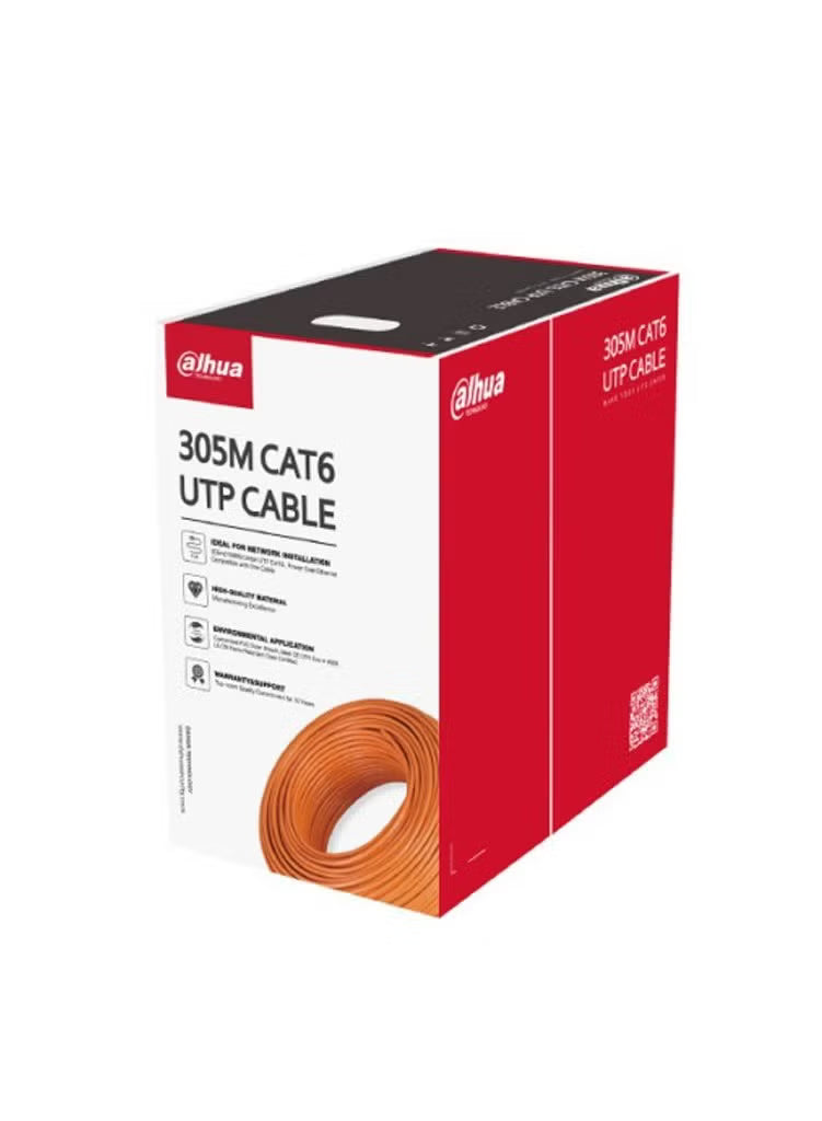 dahua fm922i cat6 utp network cable 305m orange main view