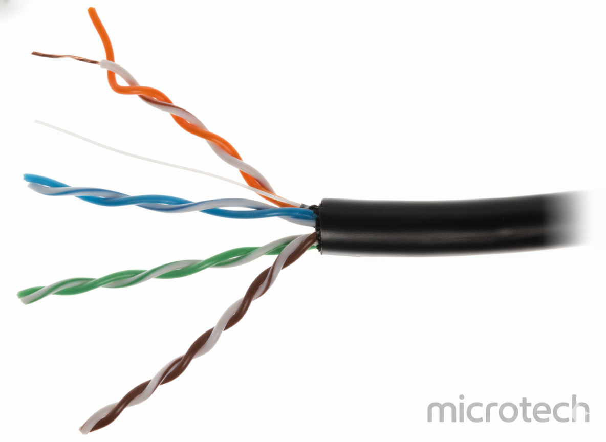 Data cable front view