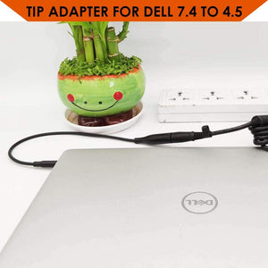 Dell adapter converter side view compact connector