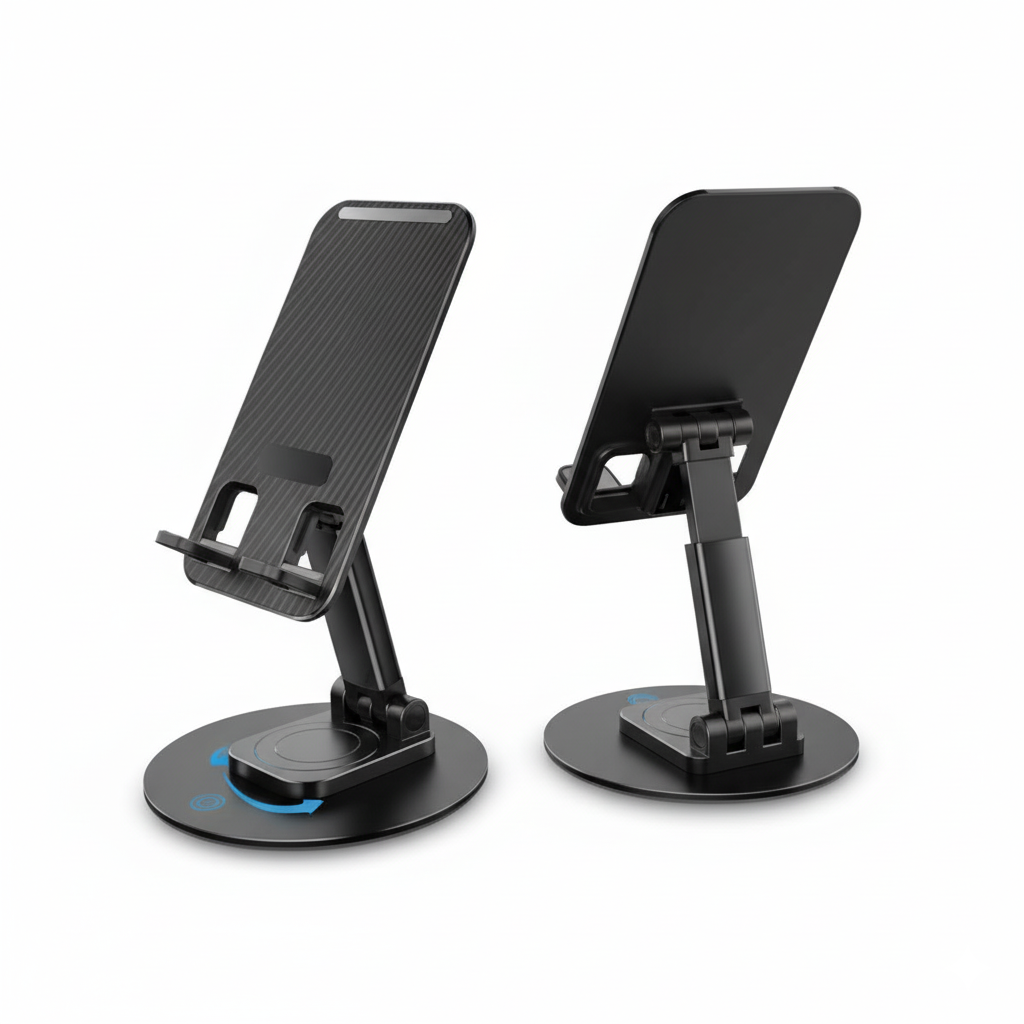Desktop mobile holder main front view