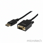 DisplayPort to VGA cable main front view