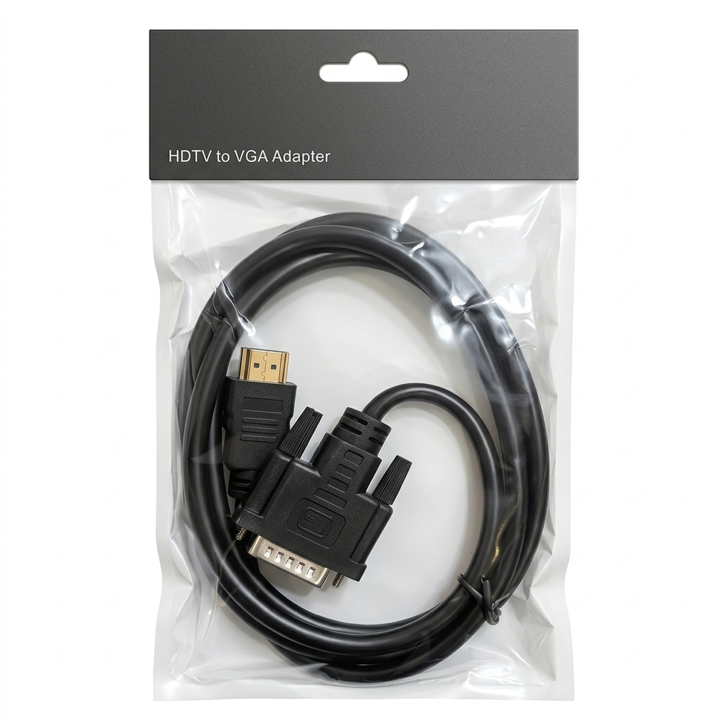 DVI to HDMI cable main connector view