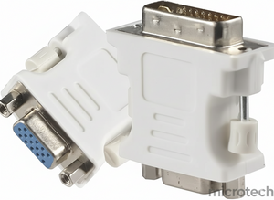 DVI to VGA converter front view