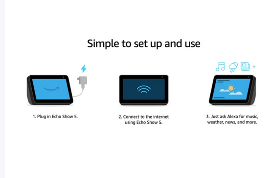 Amazon Echo Show 5 smart display detail view